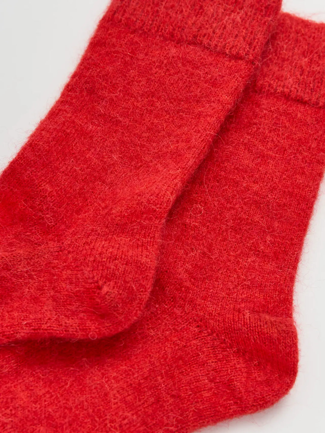 Postbox Red Ultra Soft Alpaca Socks