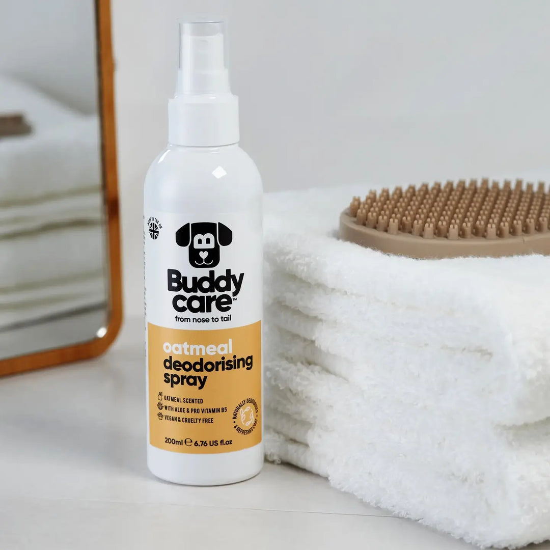 Buddycare Dog Deodorising Spray - Oatmeal - 200ml / 6.76 Fl oz