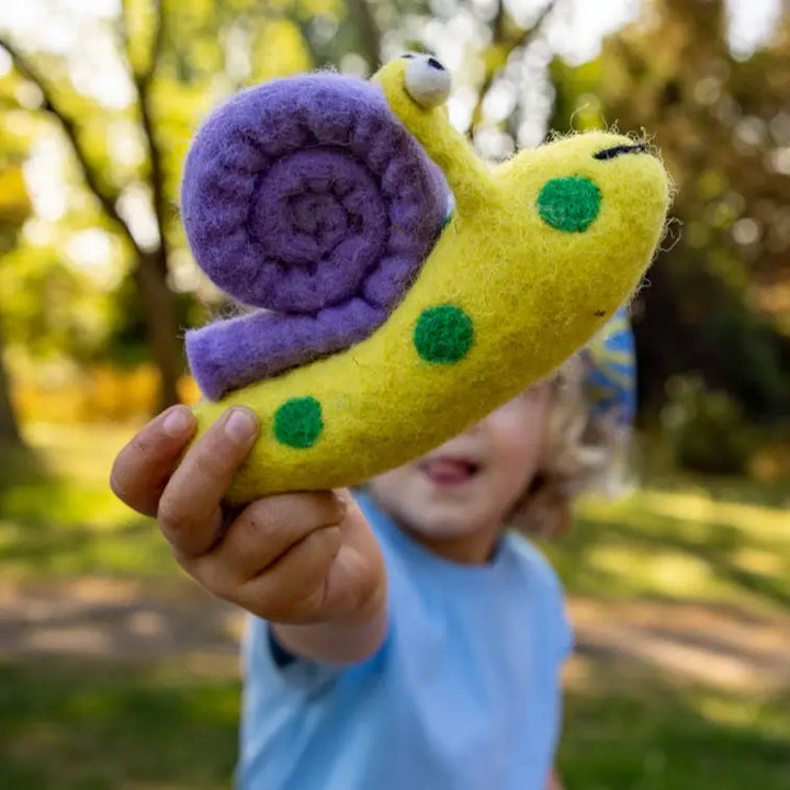 Abigail Snail Felt Toy