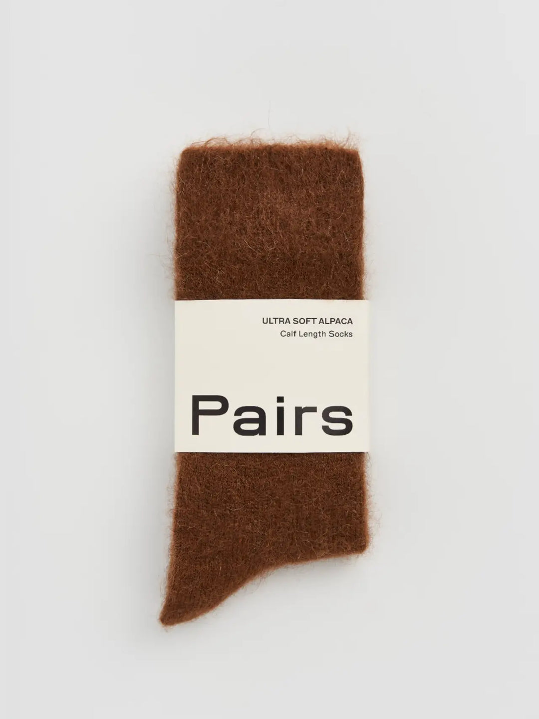 Chestnut Brown Ultra Soft Alpaca Socks