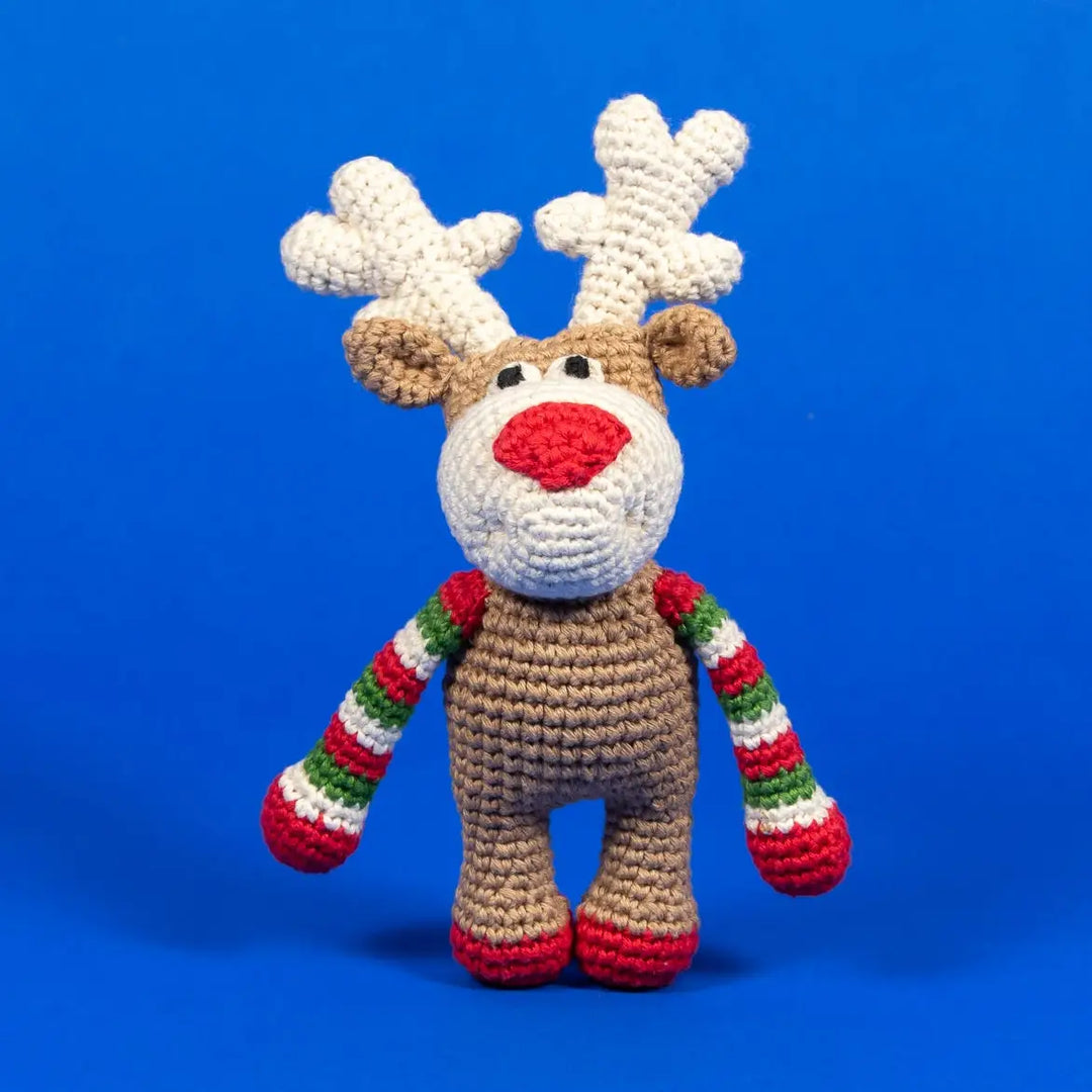 Cotton Crochet Reindeer