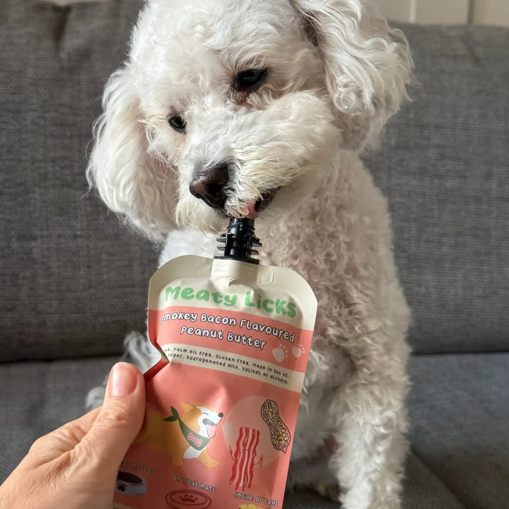 Smokey Bacon Peanut Butter Pouch For Dogs