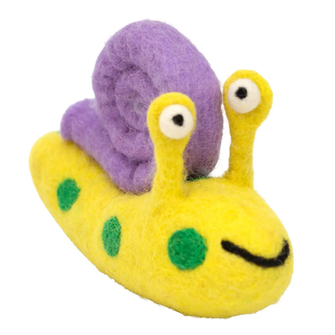 Abigail Snail Felt Toy