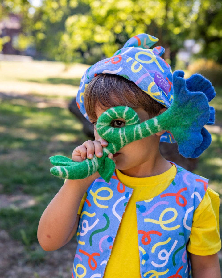 Hiro + Wolf - Flower Power Felt Toy: Dog Toy