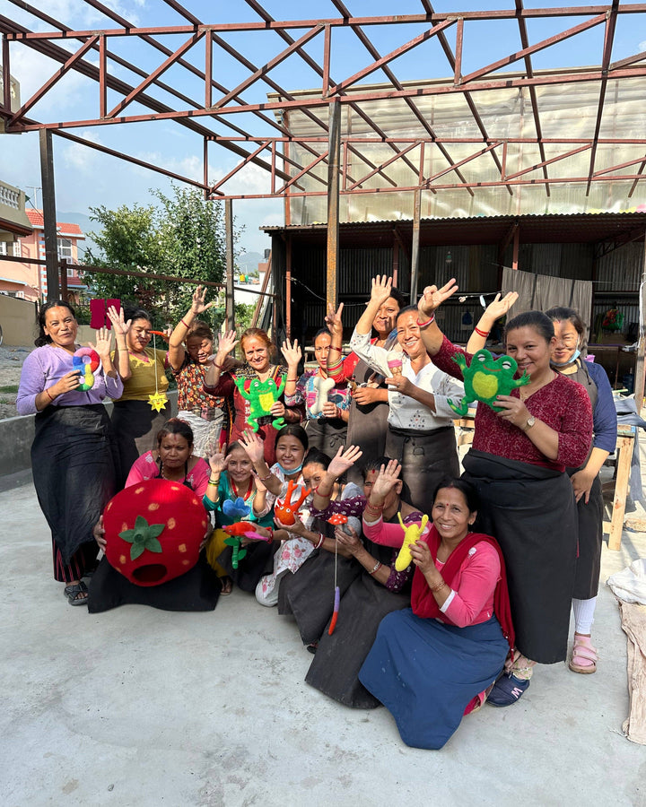 Hiro + Wolf - Flower Power Felt Toy: Dog Toy