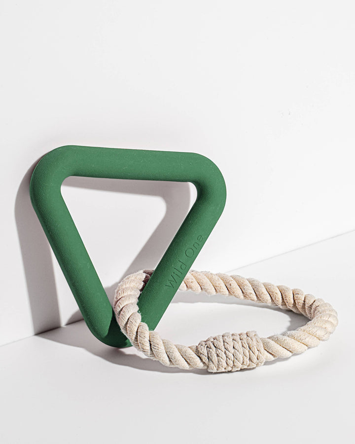 Wild One - Triangle Tug Dog Chew Toy: STANDARD