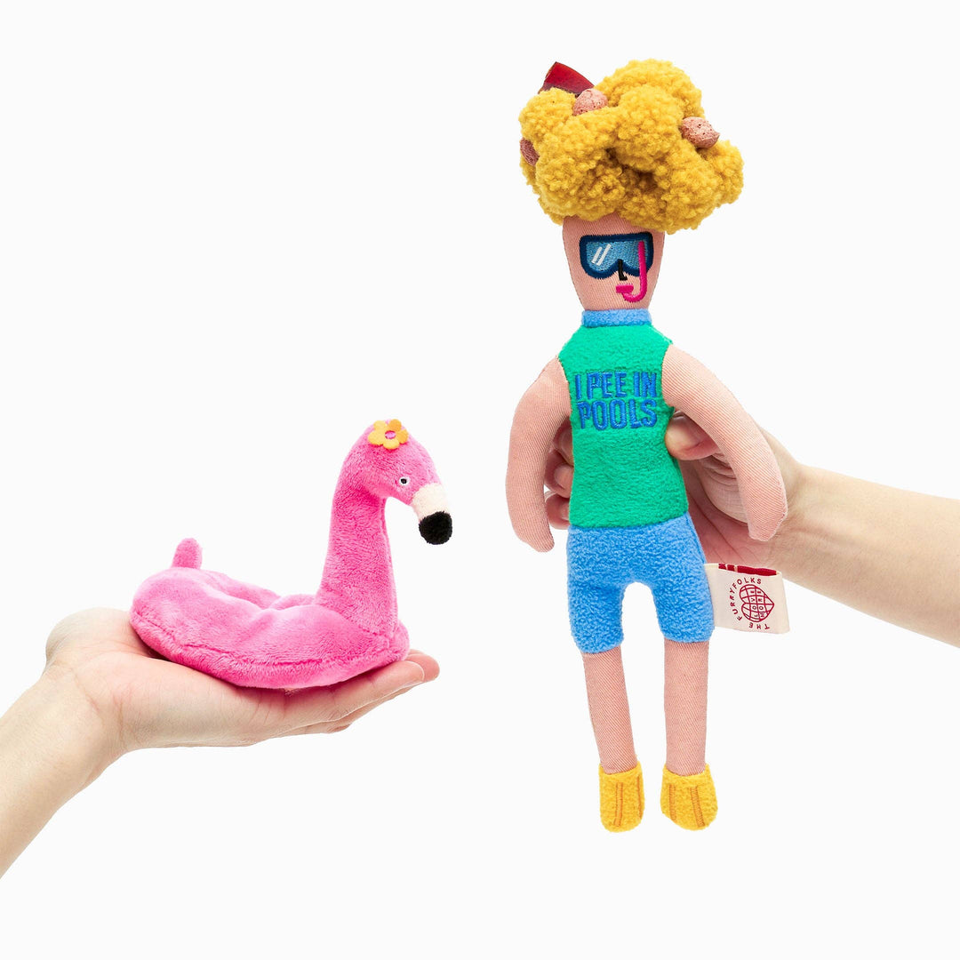 The Furry Folks - Flamingo Hooman Nosework Toy