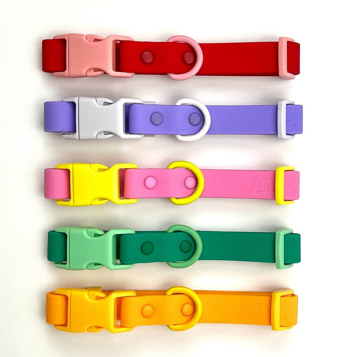 The Fritz Collar - Durable, Waterproof & Two-Tone | Pink